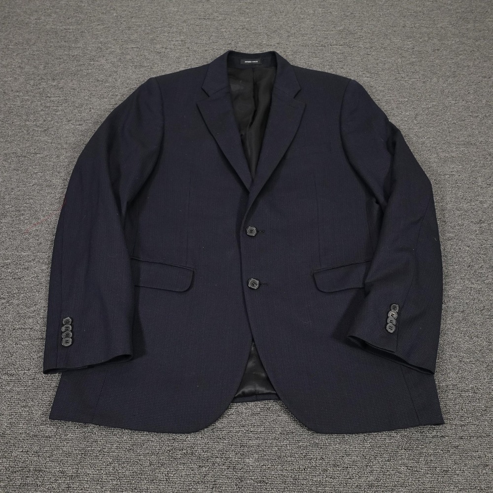 Arturo Calle Blazer Mens 41 Regular Blue Wool Suit Jacket 2 Button Made Colombia